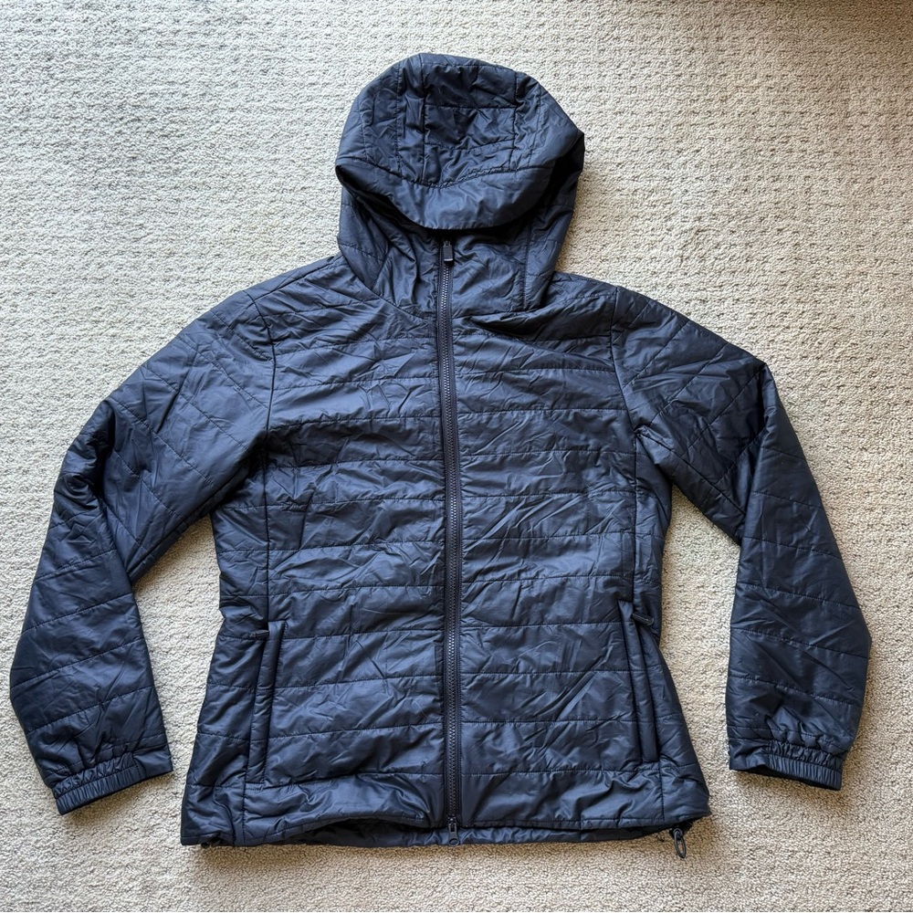 ASPESI womens puffer coat black xl giubbotto bomber jacket ski snow italy europe
